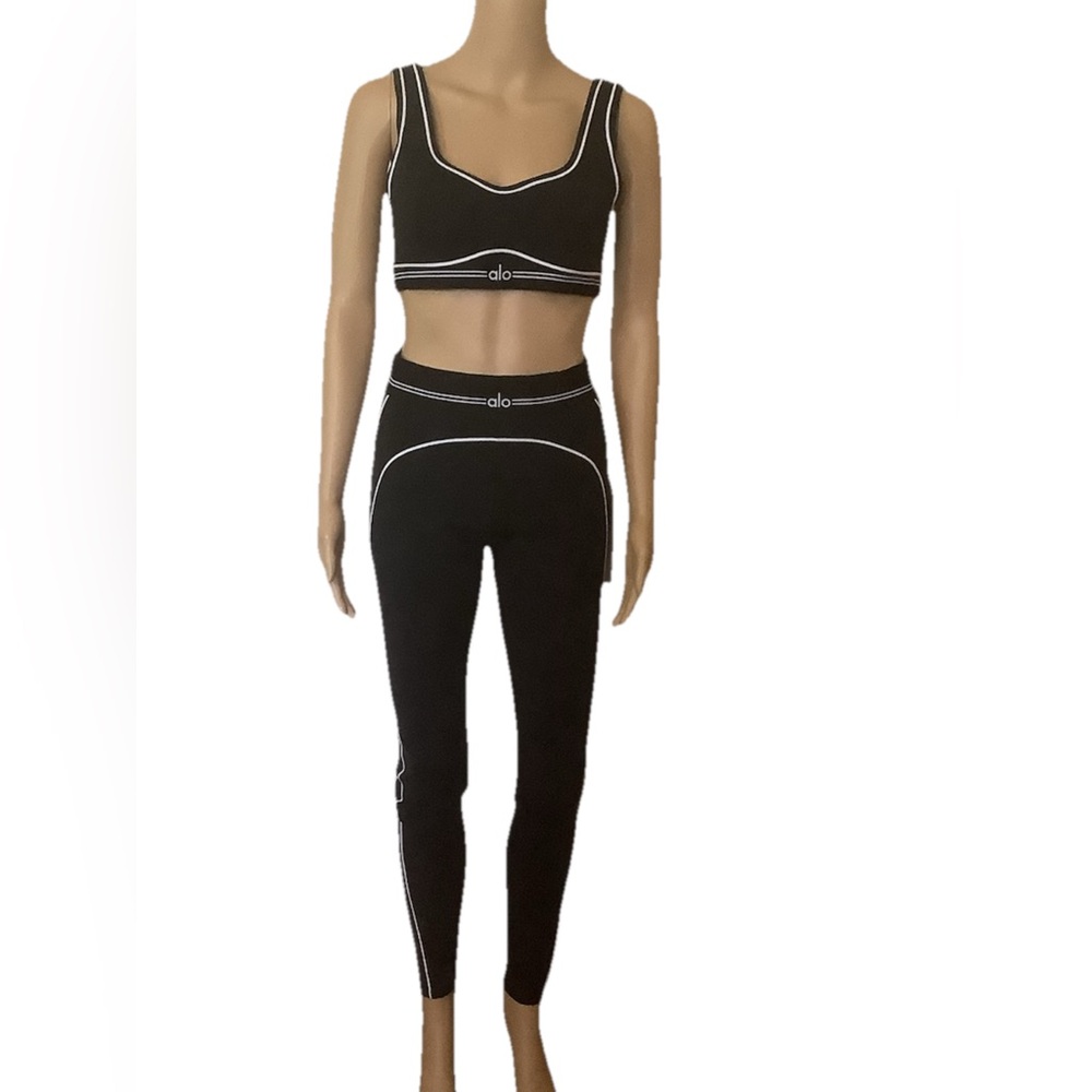 Alo airbrush set 2 pcs legging and sport bra Medium women’s sportswear’s - Picture 2 of 11